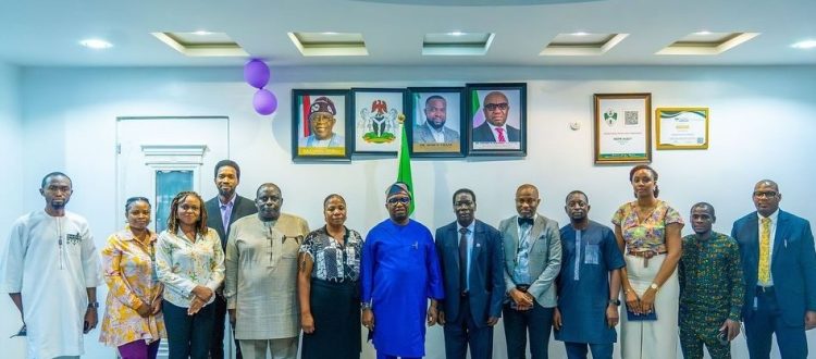 Prof. Andrew Haruna Led a Delegation on a Courtesy Visit to The Office of The National Commissioner/CEO of the Nigerian Data Protection Commission