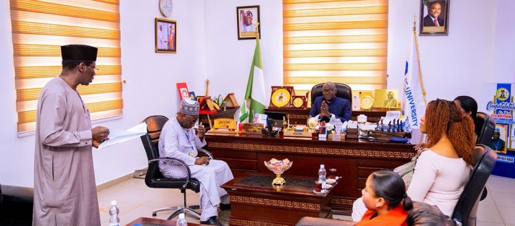 Courtesy visit to the Office of the Vice-Chancellor - Nile University of Nigeria, Abuja